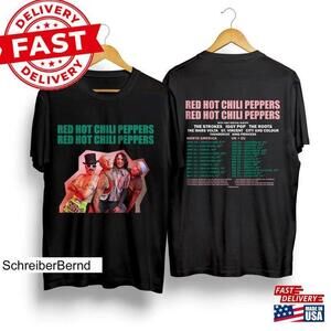Red Hot Chili Peppers Un Love World Tour Shirt Band Classic 2 Sided